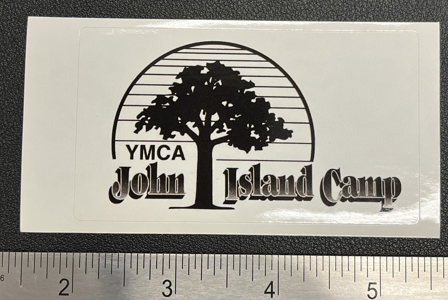 YMCA John Island Camp Retro Logo Sticker